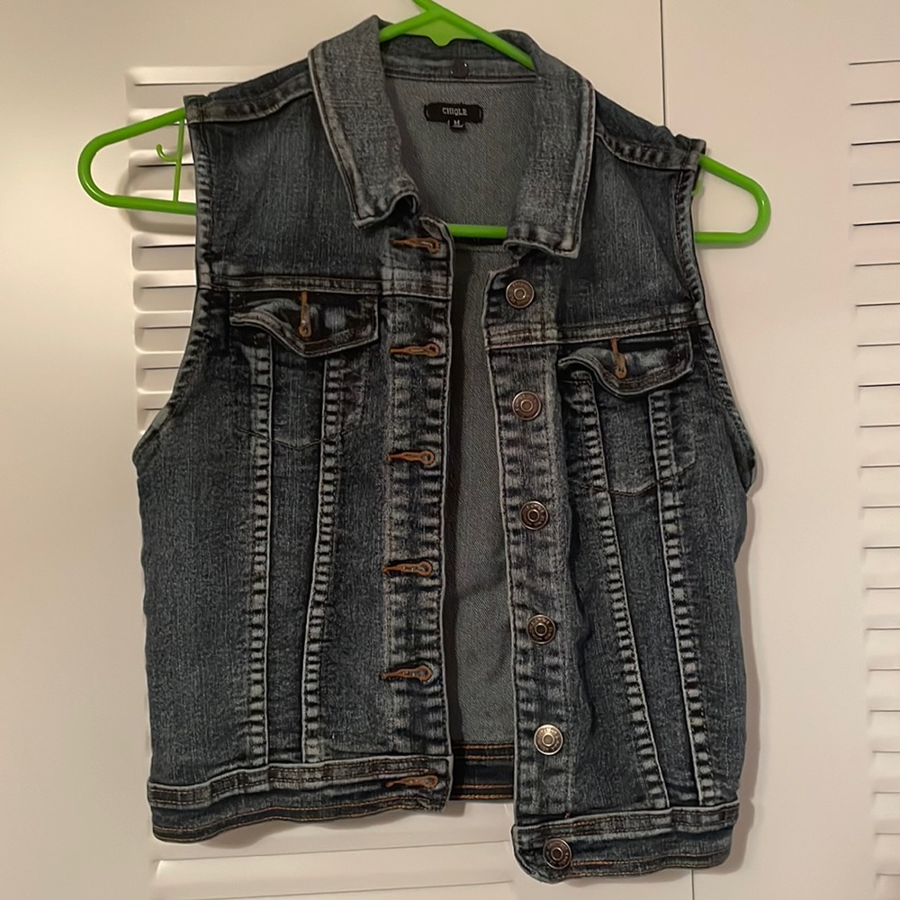 Denim Jean Crop Jacket